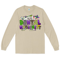 Mushroom dental hygienest mardi gras Long Sleeve Tee - CowGirlArtShop