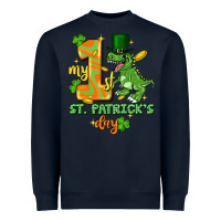 Navy my first st. patricks day Heavyweight Sweatshirt - FaDigitalArtStudio