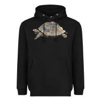 Black Tortoise Illustrations Heavyweight Hoodie - LillyAllenDesigns