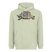 Matcha Tortoise Illustrations Heavyweight Hoodie - LillyAllenDesigns