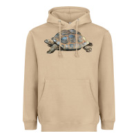 Mushroom Tortoise Illustrations Heavyweight Hoodie - LillyAllenDesigns