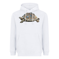 White Tortoise Illustrations Heavyweight Hoodie - LillyAllenDesigns