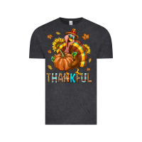 Vintage Black Thankful Turkey Vintage Tee - texasbilliewilder