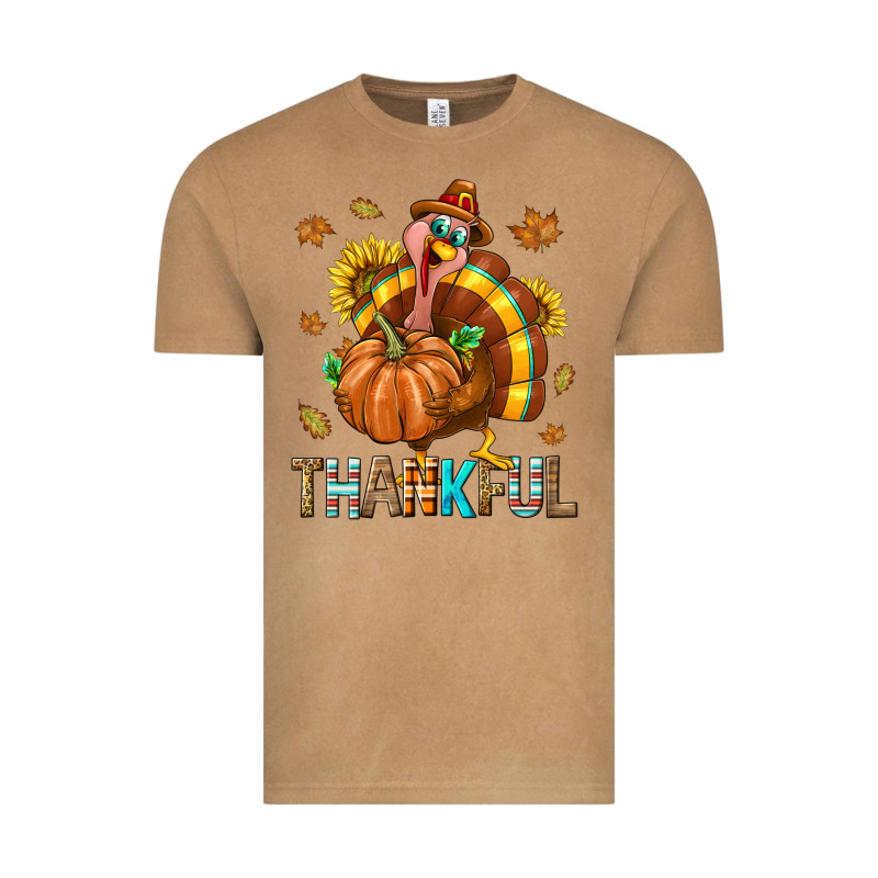 Thankful Turkey Vintage Tee by texasbilliewilder | Teevron
