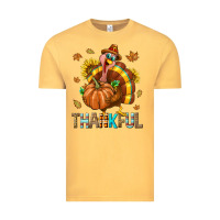 Vintage Mustard Thankful Turkey Vintage Tee - texasbilliewilder