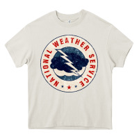 Cream national weather service nws Heavy Core Tee - tuanDangUi