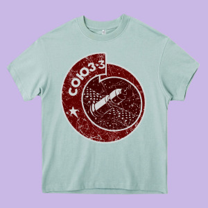 Soyuz 3 Space Program Heavy Core Tee Designed By Tuandangui