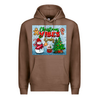 Chestnut christmas vibes only tumbler Premium Hoodie - BundleAndBundleShop
