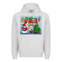 Dove Grey christmas vibes only tumbler Premium Hoodie - BundleAndBundleShop