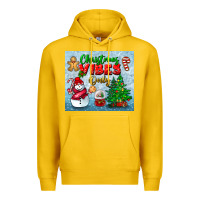Christmas Vibes Only Tumbler Premium Hoodie | Teevron