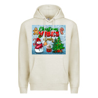 Oatmeal Heather christmas vibes only tumbler Premium Hoodie - BundleAndBundleShop