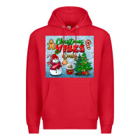 Red christmas vibes only tumbler Premium Hoodie - BundleAndBundleShop