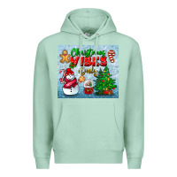 Seafoam christmas vibes only tumbler Premium Hoodie - BundleAndBundleShop