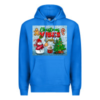 True Royal christmas vibes only tumbler Premium Hoodie - BundleAndBundleShop