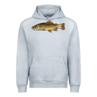 Heather Grey arizona apache trout fish Urban Hoodie - BarkalooDesign