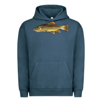 Pigment Midnight Navy arizona apache trout fish Urban Hoodie - BarkalooDesign