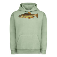 Pigment Oil Green arizona apache trout fish Urban Hoodie - BarkalooDesign