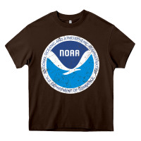 Chocolate Brown noaa vintage design Heavy Core Tee - tuanDangUi