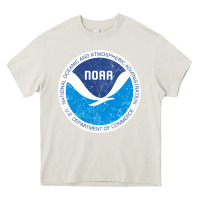 Cream noaa vintage design Heavy Core Tee - tuanDangUi