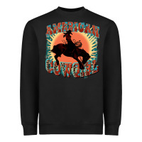 Black American cowgirl 4th of july Heavyweight Sweatshirt - FaDigitalArtStudio