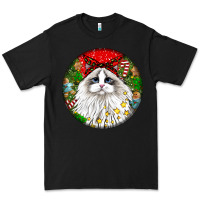 Black christmas ragdoll  cat Premium Tee - LillyAllenDesigns