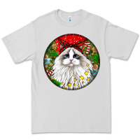 Dove Grey christmas ragdoll  cat Premium Tee - LillyAllenDesigns