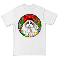 White christmas ragdoll  cat Premium Tee - LillyAllenDesigns