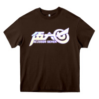 Chocolate Brown scissor epic seven Heavy Core Tee - tuanDangUi