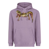 Lavender Gecko Lizard Illustrations Heavyweight Hoodie - LillyAllenDesigns