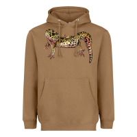 Toasted Coconut Gecko Lizard Illustrations Heavyweight Hoodie - LillyAllenDesigns