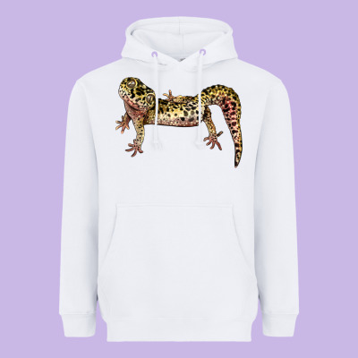 Gecko Lizard Illustrations Heavyweight Hoodie Designed By Lillyallendesigns