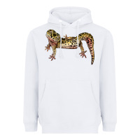 White Gecko Lizard Illustrations Heavyweight Hoodie - LillyAllenDesigns