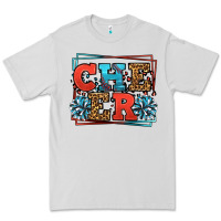 Dove Grey Cheer Baseball stitchs Premium Tee - LillyAllenDesigns