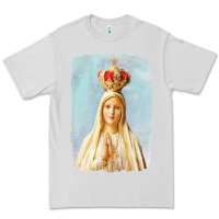 Dove Grey our lady of fatima Premium Tee - tuanDangUi