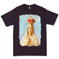 Plum our lady of fatima Premium Tee - tuanDangUi