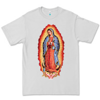 Dove Grey our lady of guadalupe virgin mary Premium Tee - tuanDangUi