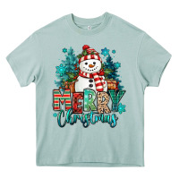 Arona merry christmas snowman Heavy Core Tee - MaliasSmallBusiness