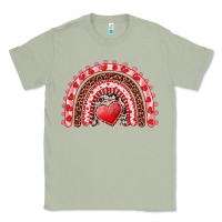 Matcha valentines day rainbow with heart Classic Tee - RanaPortraitStore