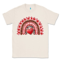 Natural valentines day rainbow with heart Classic Tee - RanaPortraitStore