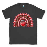 Smoke valentines day rainbow with heart Classic Tee - RanaPortraitStore