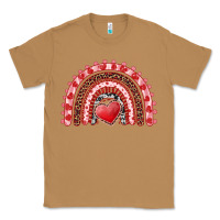 Toasted Coconut valentines day rainbow with heart Classic Tee - RanaPortraitStore