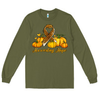 Army Green harvesting hope Long Sleeve Tee - Jasminsmagicworld