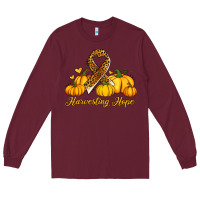 Burgundy harvesting hope Long Sleeve Tee - Jasminsmagicworld