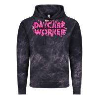 Cloud Black Breast Cancer Daycare Worker Vintage Hoodie - texasbilliewilder