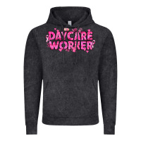 Vintage Black Breast Cancer Daycare Worker Vintage Hoodie - texasbilliewilder