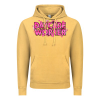 Vintage Mustard Breast Cancer Daycare Worker Vintage Hoodie - texasbilliewilder