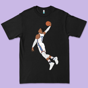 Russell Westbrook Dunk Premium Tee Designed By Tuandangui