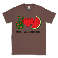 Chestnut Peace Love Watermelon Classic Tee - Bettercallsaul