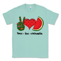 Seafoam Peace Love Watermelon Classic Tee - Bettercallsaul