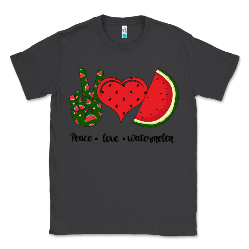 Peace Love Watermelon Classic Tee by Bettercallsaul | Teevron